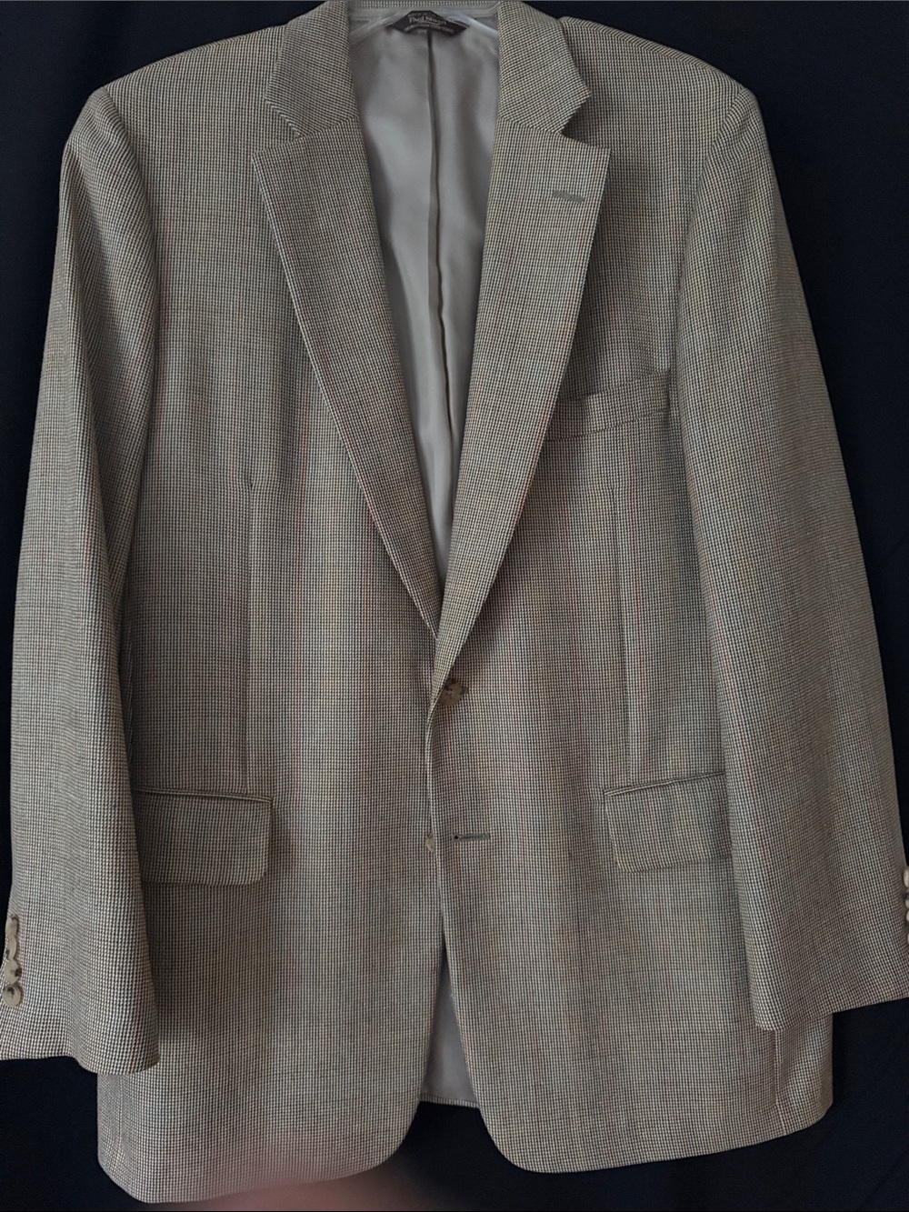 Paul Stuart Wool Silk Tweed Blazer